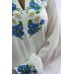 Embroidered dress "Cornflower Dreams 6" milk